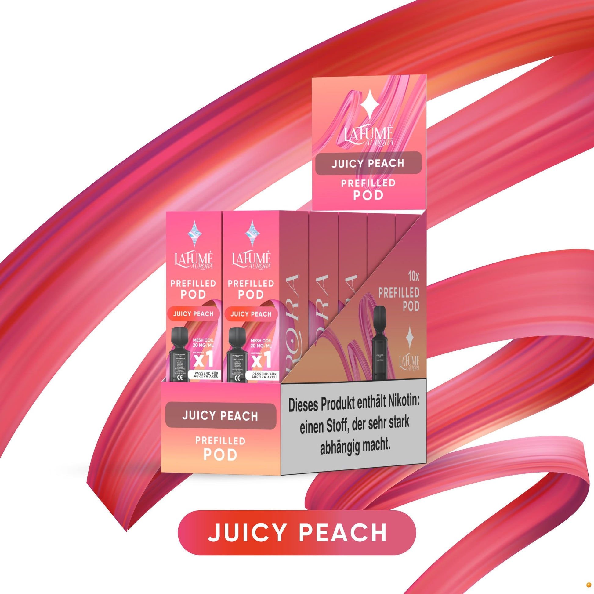 Aurora Pod - Juicy Peach (10 Stück)