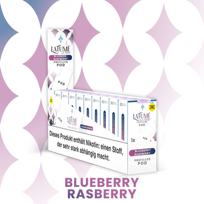 Cuatro Pod - Blueberry Rasberry (10 Stück)