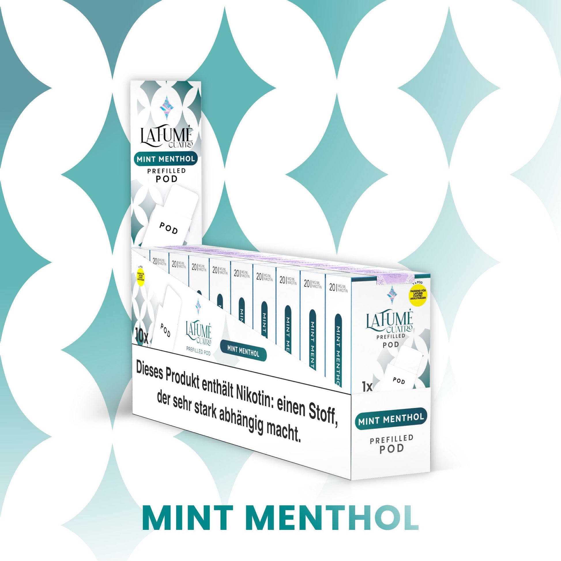 Cuatro Pod - Mint Menthol (10 Stück)