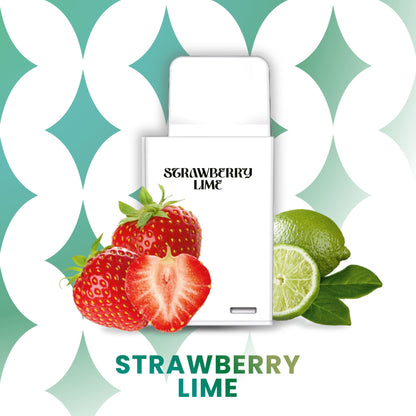 Cuatro Pod - Strawberry Lime (10 Stück)